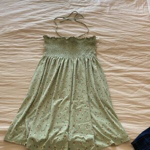 Hello MIZ Green Floral Casual Dress